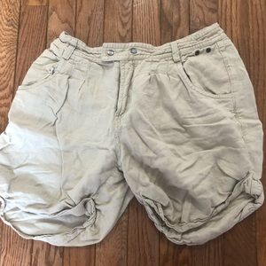 Linen shorts